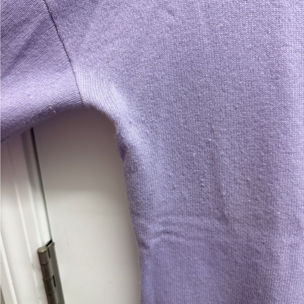 Lilly Pulitzer Fairfax cashmere sweater size L lilac verbena - Picture 3 of 8